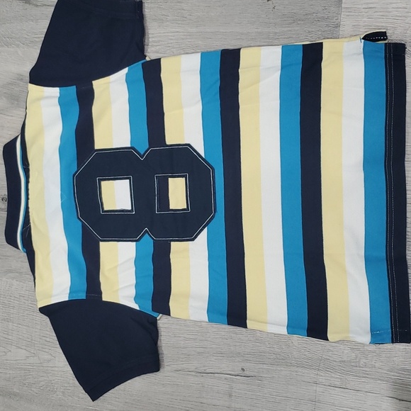 Tommy Hilfiger Yellow Preppy Polo Shirt sz Medium or 12/14 - Picture 3 of 3